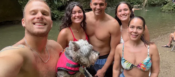 6 in 1 Tour: Waterfall, Cave, beach, Coffee, Bar Hopping and Boricua Gastronomy Experience